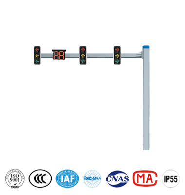 L型矩形方管信號(hào)燈桿